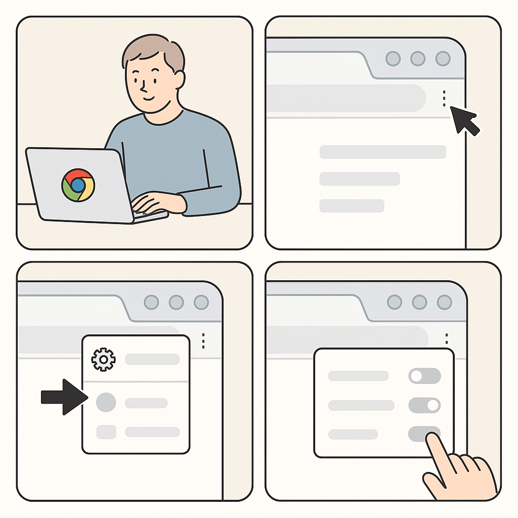 크롬 느려짐 해결