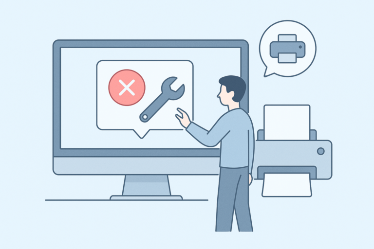 프린터 오프라인 해결