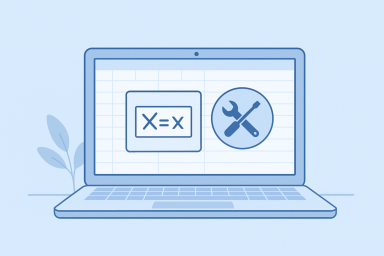 엑셀 수식 오류 해결