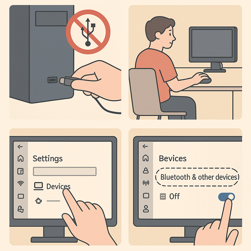 USB 인식 안됨 해결