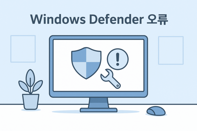Windows Defender 오류