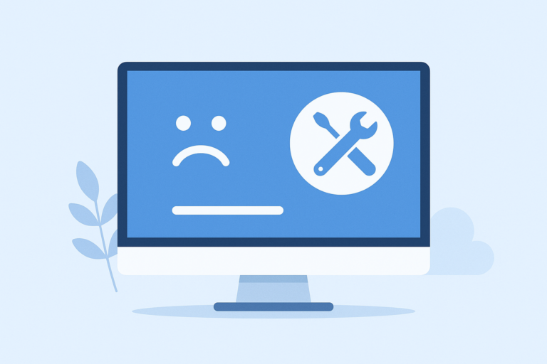 블루스크린 오류 해결